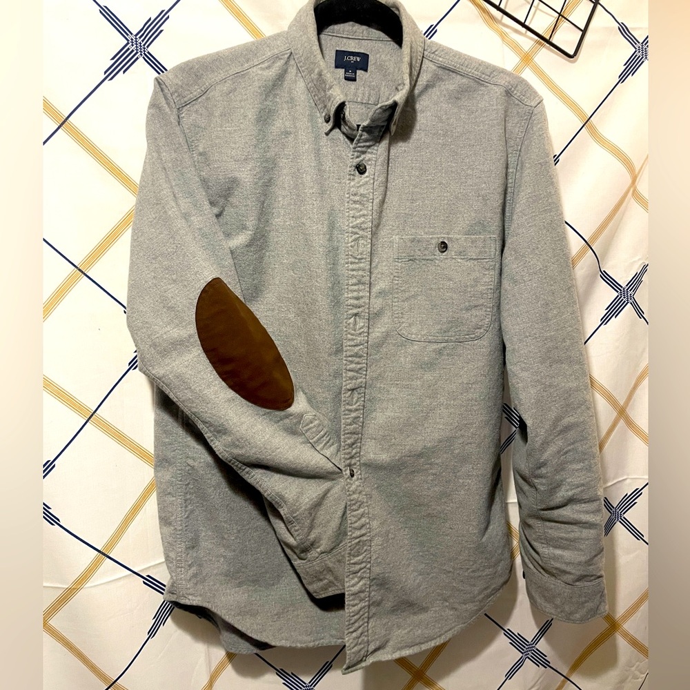 J. Crew | Long Sleeve Button Down | Elbow Patch | Size Medium